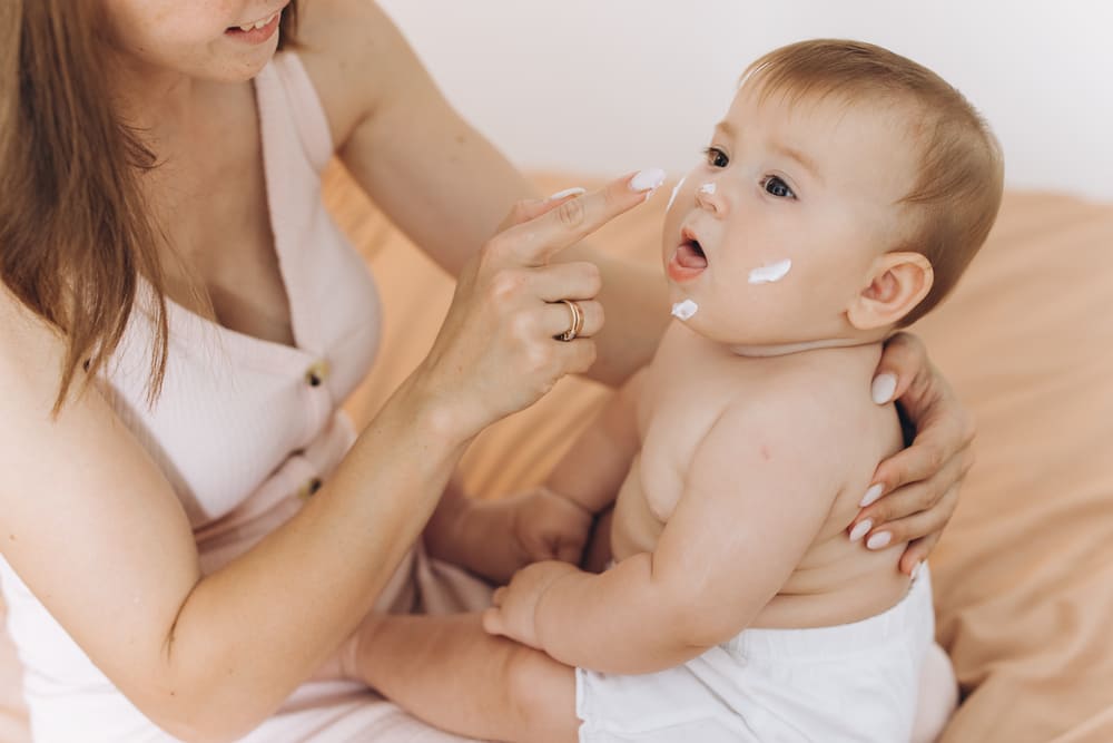 cuidados de la piel de bebés y niños